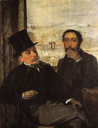 Edgar Degas Degas and Evariste de Valernes(1816-1896) oil painting picture